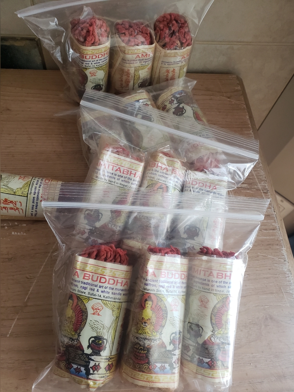 Hand Wrapped Incense Made in Nepal Meditation Yoga Calm
